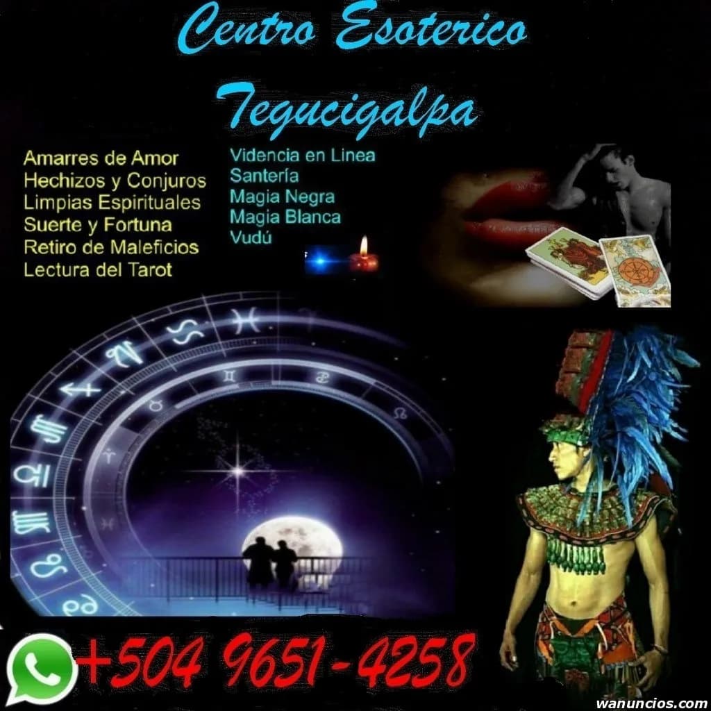 Servicios Esotericos Espirituales en Tegucigalpa, Honduras.